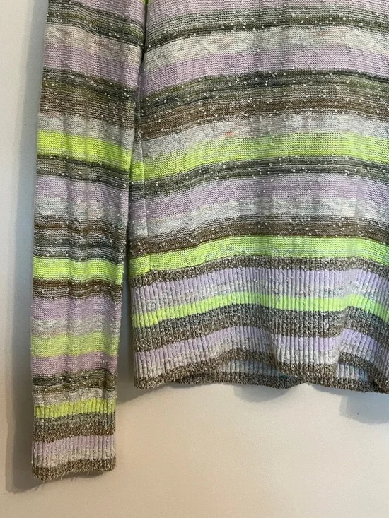 Anthropologie Pilcro Darby Stripe Summer Sweater Medium - Picture 10 of 13